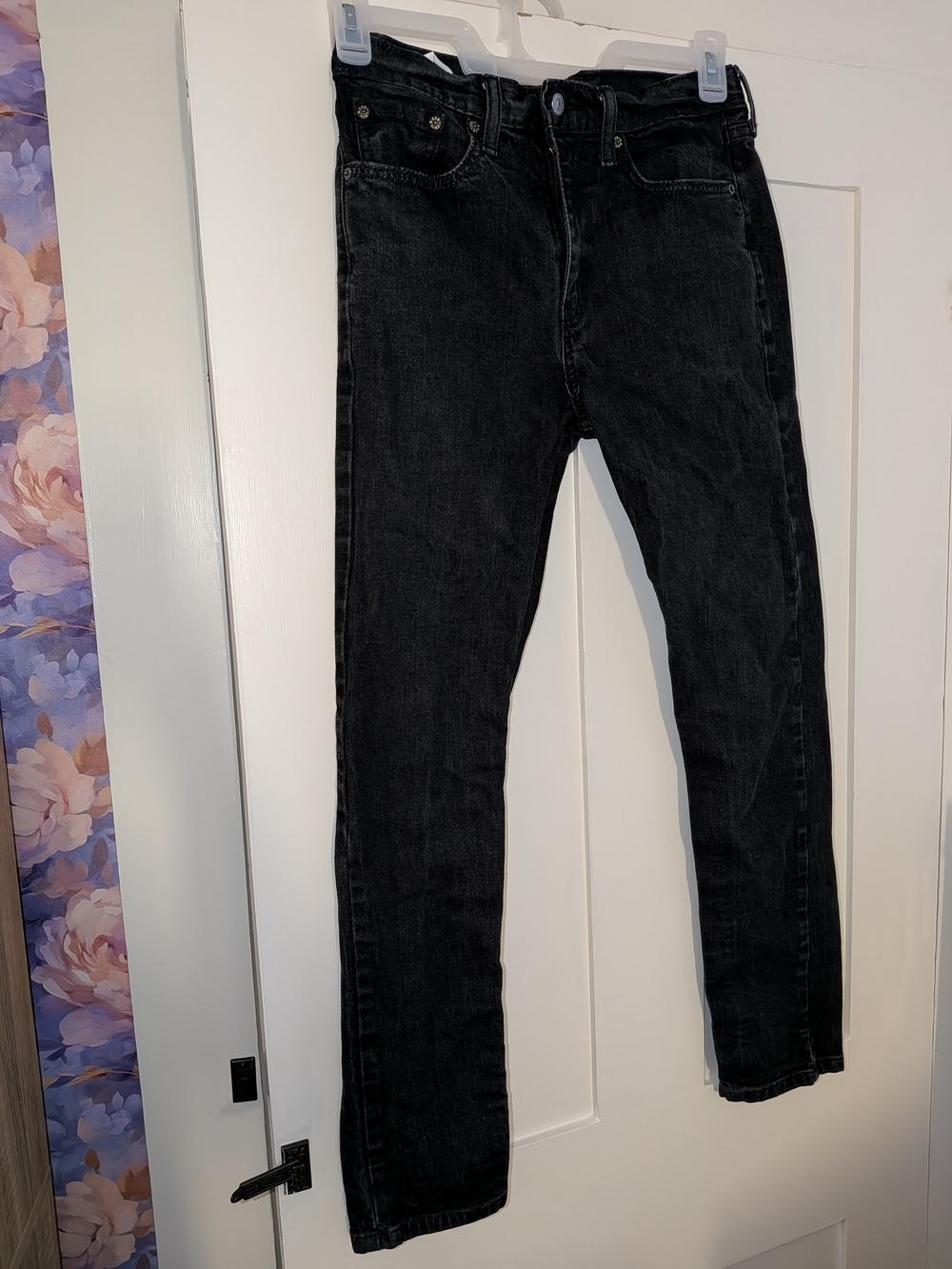 Men's Skinny Black Jeans — Stretch Slim Fit